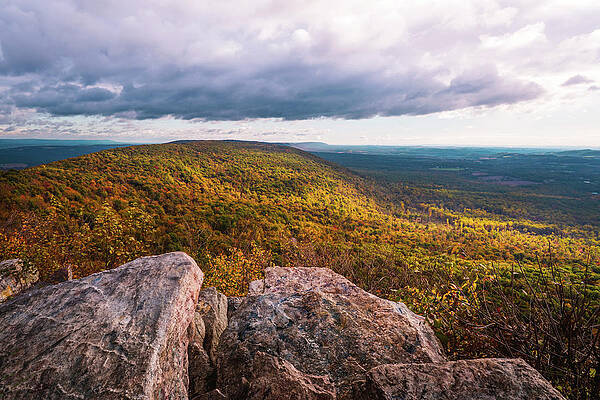Fall Photograph - Colorful Autumn From Bake Oven Knob Landscape by Jason Fink