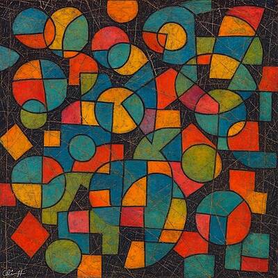 Colorful Geometric Patterns Wall Art