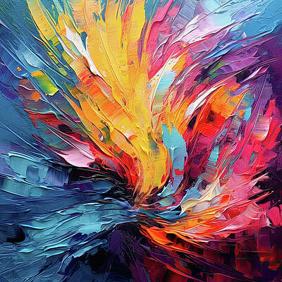 Digital Art - Colorful Swirl Art 2 by Gian Smith