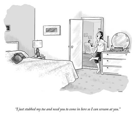 Pain Drawing - Come In Here So I Can Scream At You by Teresa Burns Parkhurst