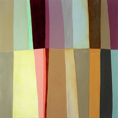 Colorful Geometric Abstraction Wall Art