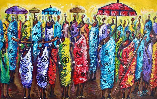 Colorful Traditional Dance Celebration Wall Art