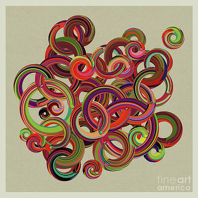 Wall Art featuring the digital art Connections by BFA Prints