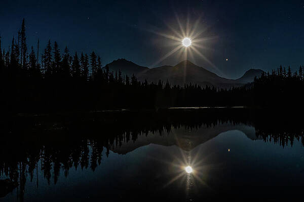 Nature Photograph - Consolation Moon by Tim Lyden