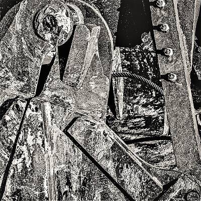 Wall Art featuring the photograph Construction Bucket2 by John Linnemeyer