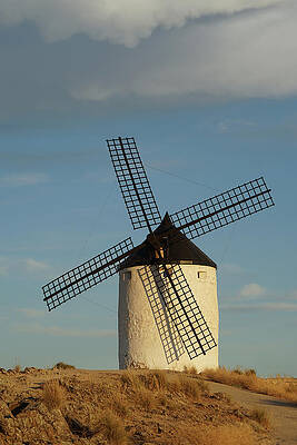 Spain Photograph - Consuegra Windmill by Richard Reeve