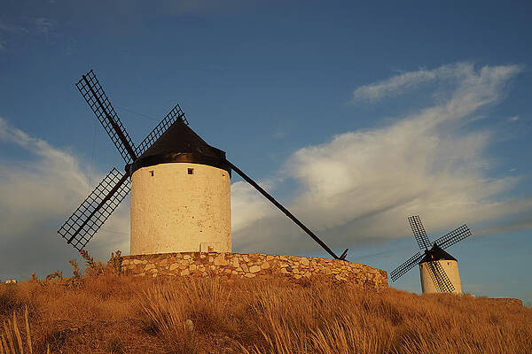 Spain Photograph - Consuegra Windmills by Richard Reeve