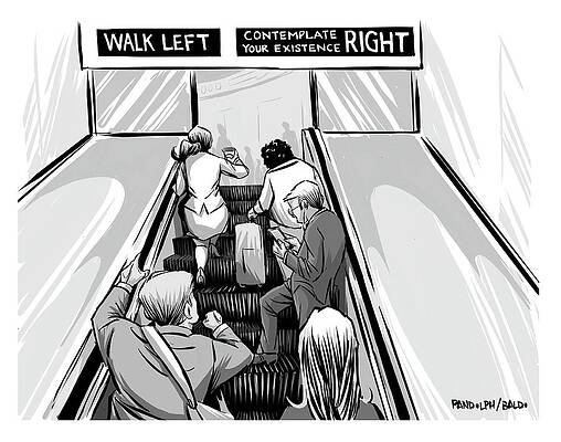 Fast Drawing - Contemplate Your Existence Right by Corey Pandolph and Craig Baldo