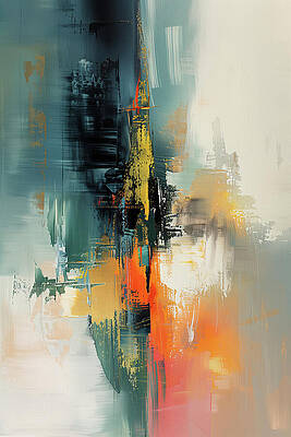 Collection Wall Art featuring the digital art Contemporart - Infinity I by Philippe HUGONNARD