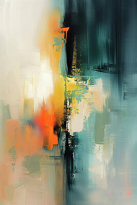 Vibrant Wall Art featuring the digital art Contemporart - Infinity IV by Philippe HUGONNARD