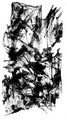 Wall Art featuring the drawing Contrasting Perspectives by Rafael Salazar