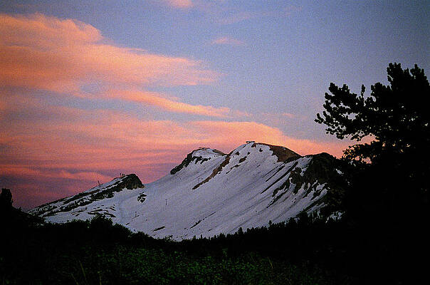 Sunset Photograph - Cornice Afterglow - Mammoth Lakes by Bonnie Colgan