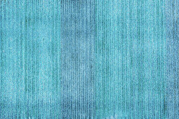 Urban Wall Art featuring the photograph Corrugated Metal - Blues by Chad Thunberg