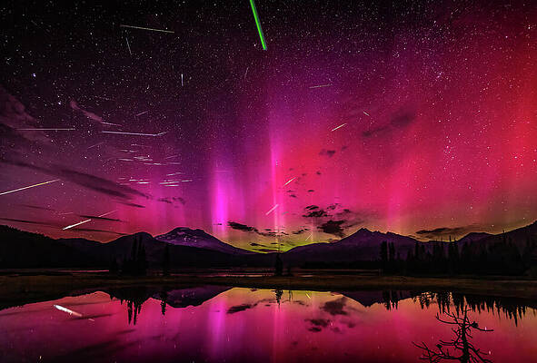 Photograph - Cosmic Convergence by Tim Lyden