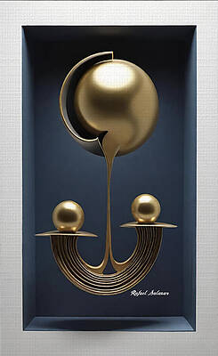 Wall Art featuring the digital art Cosmic Offering by Rafael Salazar