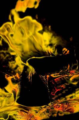 Wall Art featuring the photograph S.P. - Cosmic Television by Alex John Bergerman