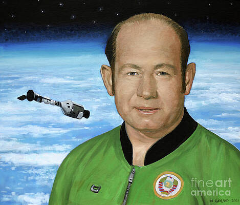 Cosmonaut Alexei Leonov, First Spacewalker Print