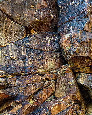 Coso Rock Art 2 by Bruce Feagle