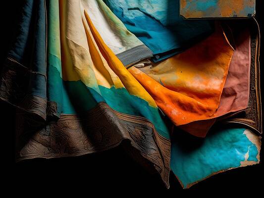 Colorful Digital Art - Costume Detail by Eris And AI