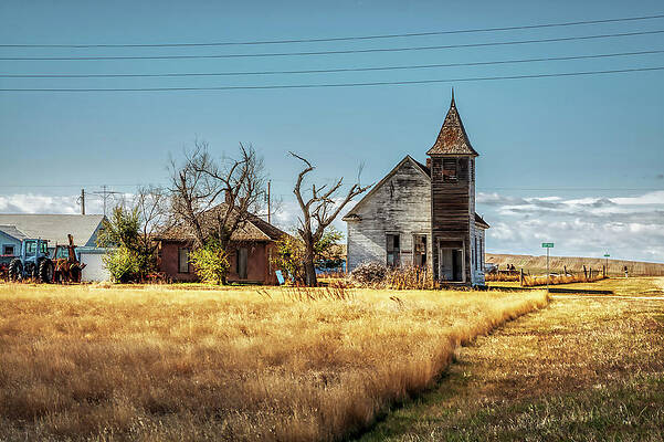 Fall Wall Art featuring the photograph Cottonwood, South Dakota by Tatiana Travelways