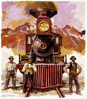 Engine Painting - Countess Of Dufferin Locomotive II by John Swatsley