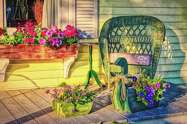 Vibrant Wall Art featuring the photograph Country Home by Tatiana Travelways