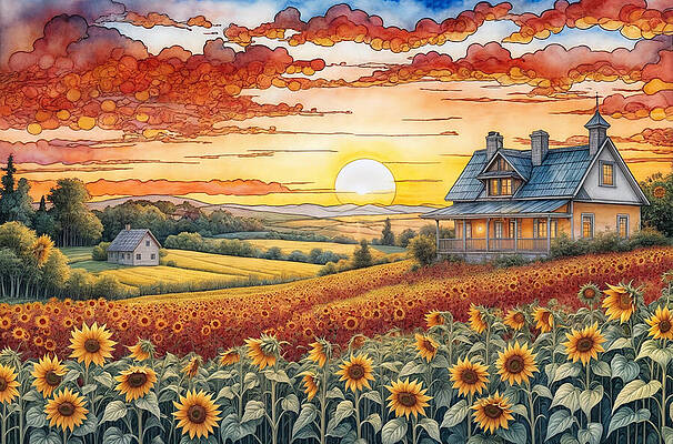 Digital Art - Country House by The Luxury Art Collection