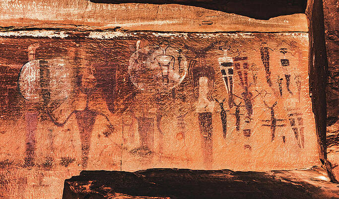 Alien Photograph - Courthouse Wash Panel, Utah by Abbie Warnock