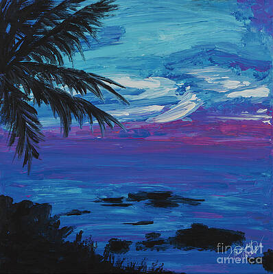 Tree Wall Art featuring the painting Cove by Tammy Terres - Dezigner Reflexions