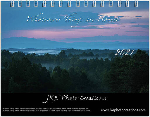 Inspirational Photograph - Cover 2021 Inspirational Calendar Preview by Joni Eskridge