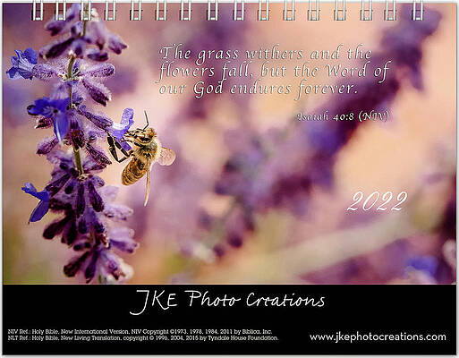 Inspirational Photograph - Cover 2022 Inspirational Calendar Preview by Joni Eskridge