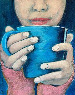Painting - Cozy With Coffee by Beth Hanson