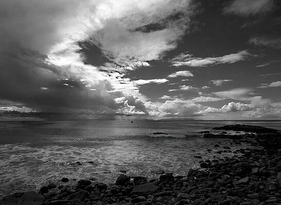 Wall Art featuring the photograph Crab Boats And Clouds by Joe Schofield