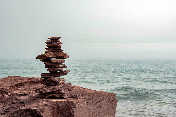Michigan Photograph - Creating Balance by Vi Ray
