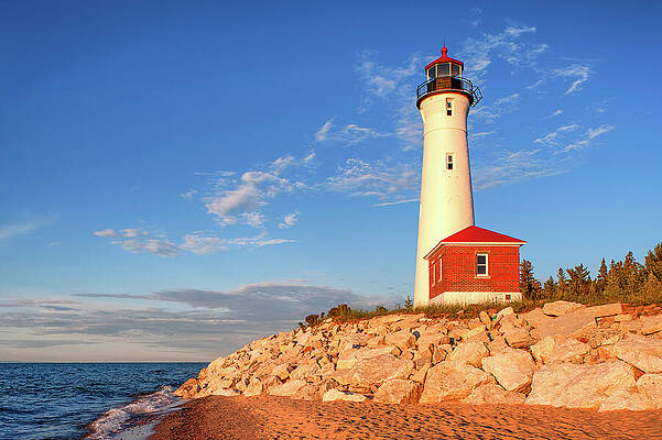 Photograph - Crisp Point Lighthouse by Michael Collins