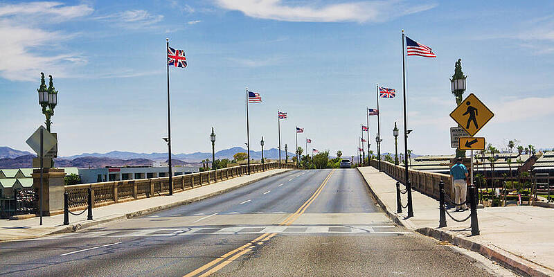 Arizona Photograph - Crossing London Bridge, Arizona by Tatiana Travelways