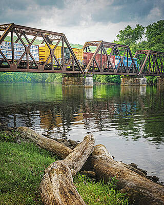 Summer Photograph - Crossing The Housatonic by Dave King