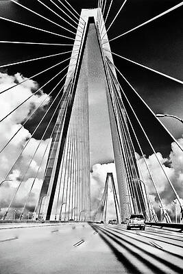 Wall Art featuring the photograph Crossing The Ravenel by Maryanne Keeling
