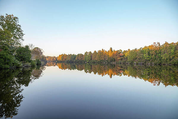 Wall Art featuring the photograph Crowfield Plantation Lake by Cindy Robinson