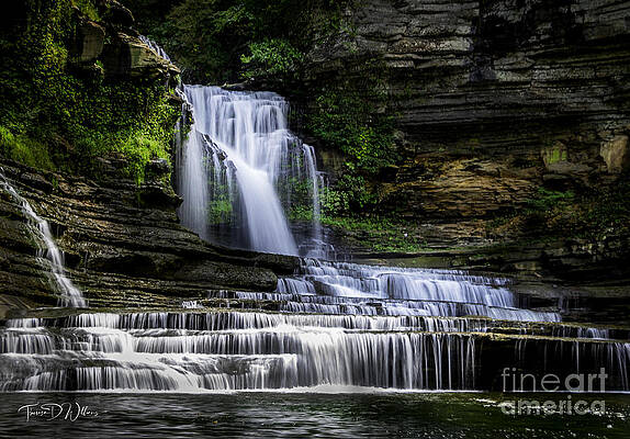 Photograph - Cummings Falls Tennessee by Theresa D Williams Smoky Mountains