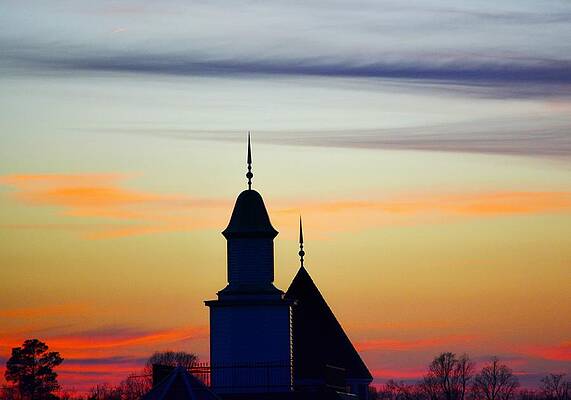 Sunset Photograph - Cupola Sunset by Addison Likins