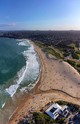 Beautiful Wall Art featuring the photograph Curl Curl Beach Panorama No 3 by Andre Petrov