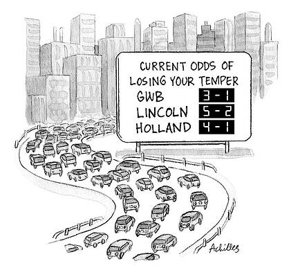 4 Wall Art featuring the drawing Current Odds Of Losing Your Temper by Pat Achilles