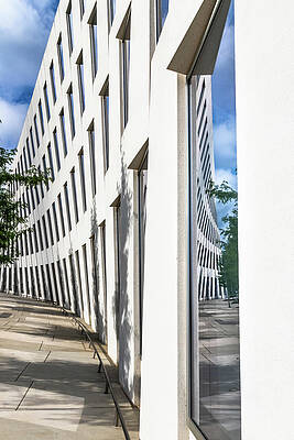 Architecture Wall Art featuring the photograph Curved Wall by Elvira Peretsman