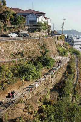Hill Station Wall Art featuring the photograph Dalhousie Lodge, Mussoorie by Sanjay Marathe