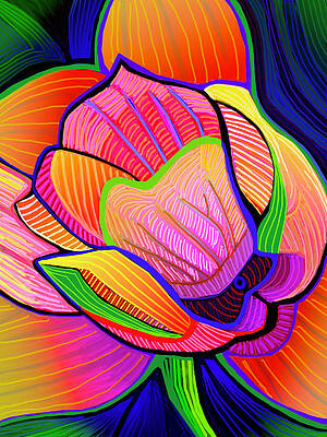 Spring Wall Art featuring the painting Dance Of The Tulip Poplar by Rod Whyte