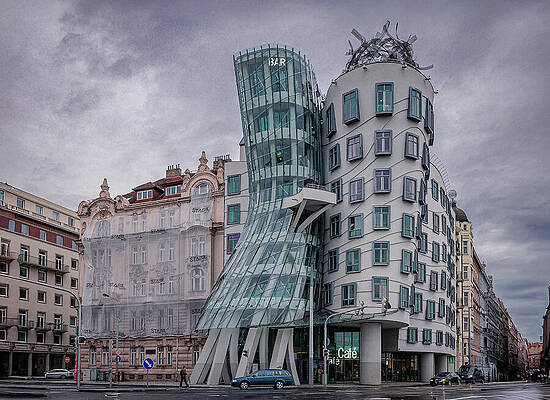 Architecture Photograph - Dancing Building, Prague by Robert Niemeier