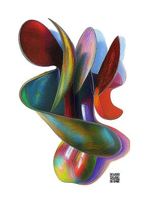 Drawing - Dancing In The Wind by Rafael Salazar