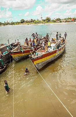 Tanzania Wall Art featuring the photograph Dar Es Salaam Market Port 3453 by Neptune Images