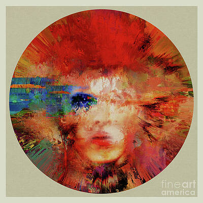 Wall Art featuring the digital art David - Abstract by BFA Prints